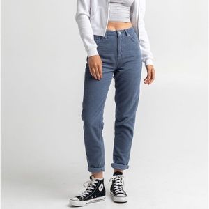 Urban outfitters blue corduroy mom jeans